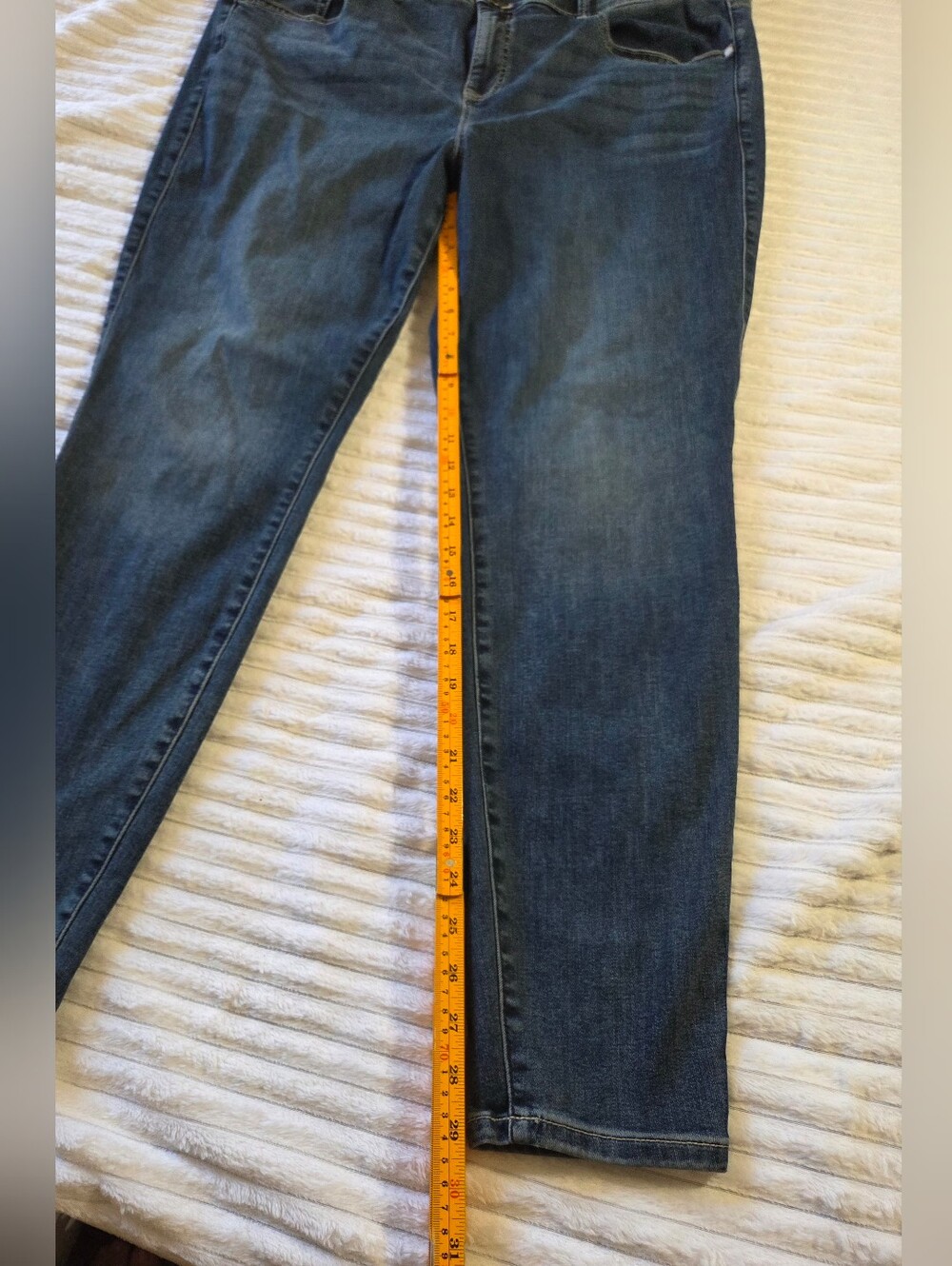 Torrid Denim First at Fit Dark Wash Straight Leg Jeans Size 22T Tall Stretch - Picture 3 of 14